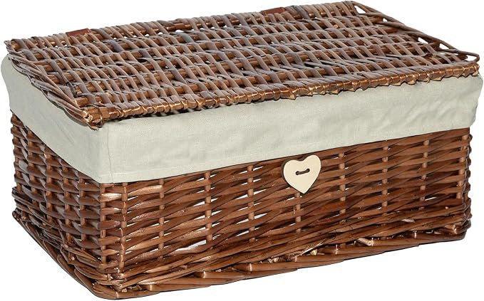 Wickerfield Wicker Decorative Basket, Medium