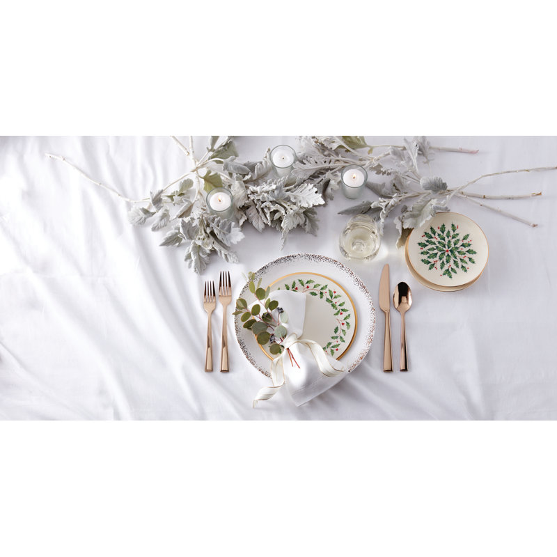 Holiday 3 Piece Dinnerware Set, Service for 1
