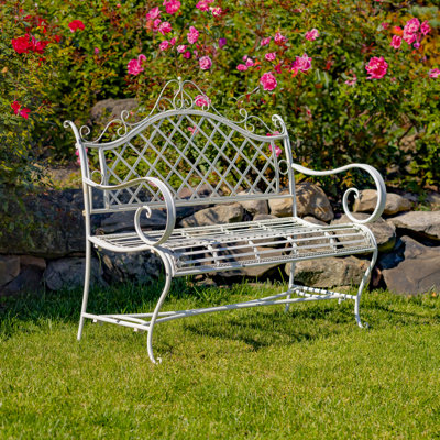 Stephania Outdoor Metal Garden Bench