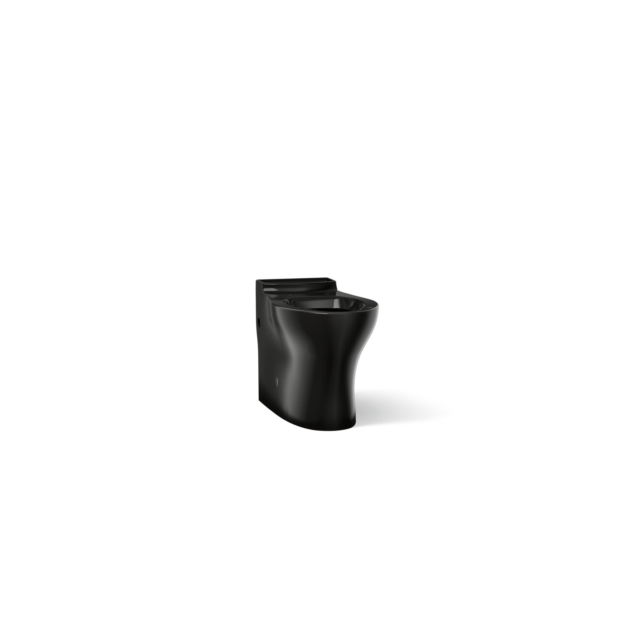 Persuade Comfort Height Elongated Chair Height Toilet Bowl, Matte Black