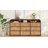 59'' W 9 Drawer Burl Wood Dresser-394991362