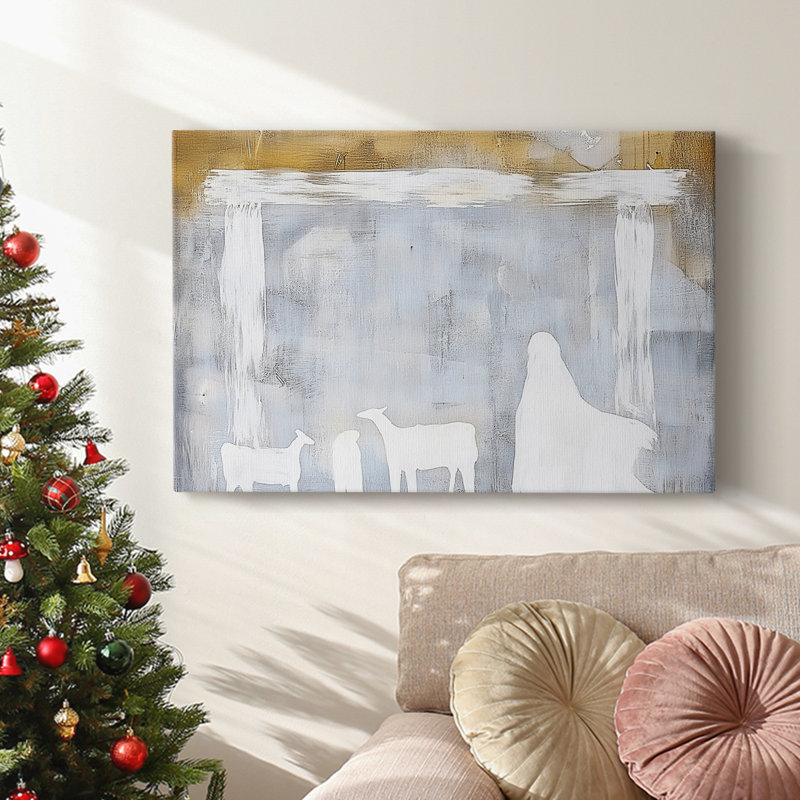 Christmas Holiday Arts - Toile tendue avec châssis XMA171342, H 12 po x l 18 po