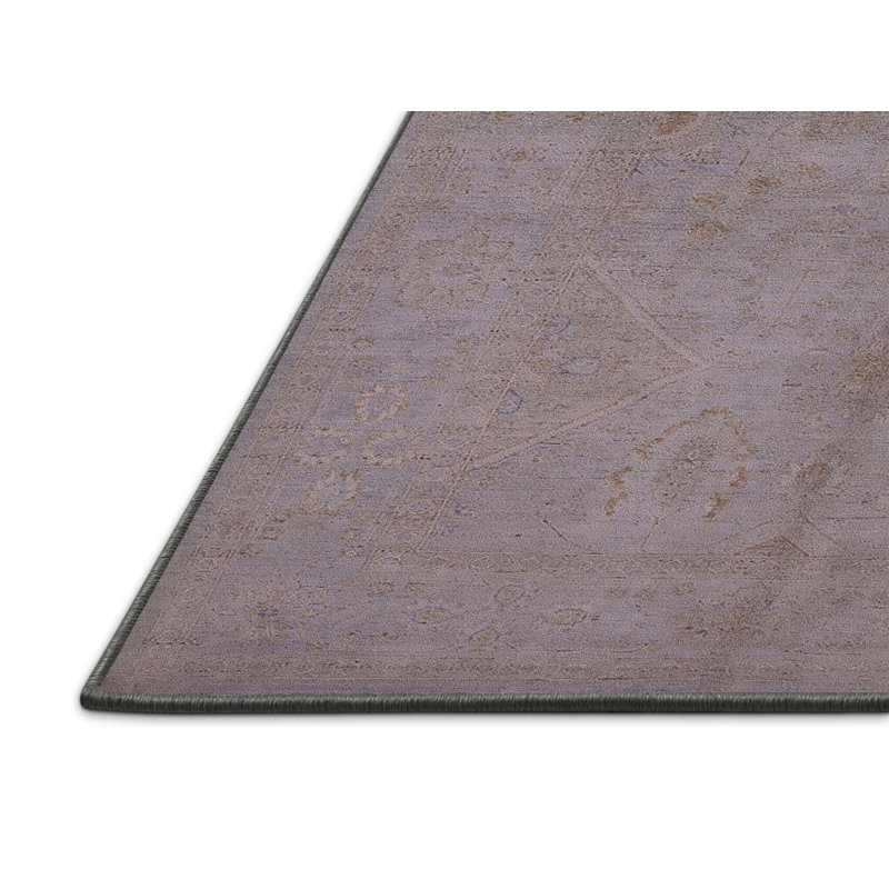 Tapis oriental bleu Sherell, Rectangle 6 pi x 9 pi
