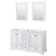 Ensemble de meuble-lavabo double 60 "avec miroir Deborah-357861965-357861966-357866696