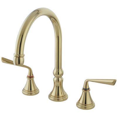 Copenhagen Double Handle Widespread Kitchen Faucet