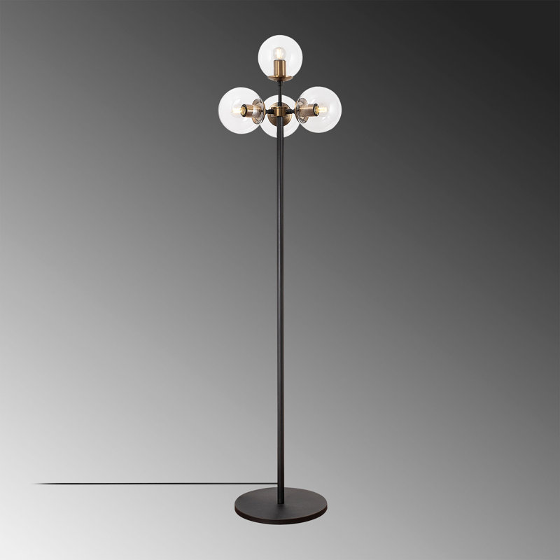 Mckenny 163cm Tree Floor Lamp, Black