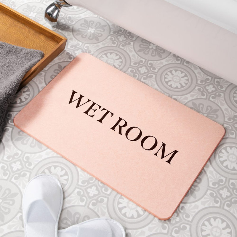 Non-Slip Shower Mat, Pink
