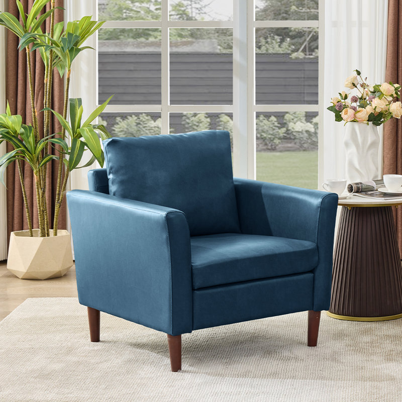 Fauteuil d'appoint Bobur, Bleu très foncé
