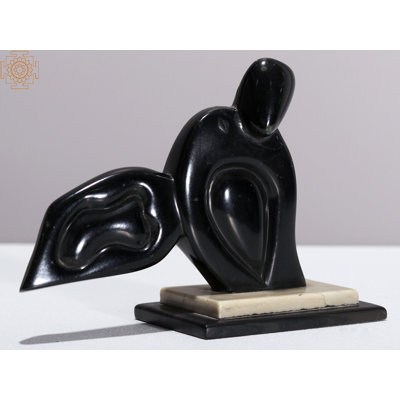 Statue de jardin en pierre noire Mascia Decor