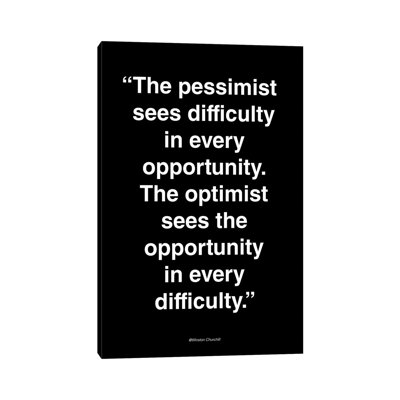 Opportunity - Wrapped Canvas Print