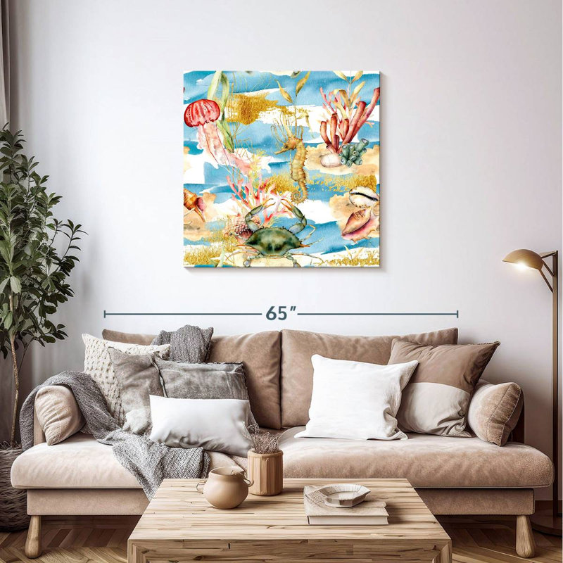 Crowle Sea Life Medley, 36" H x 36" W