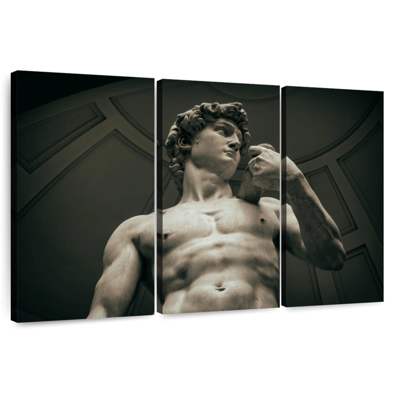 Leisha Michaelangelo, David à Florence I, H 36 po x l 57 po