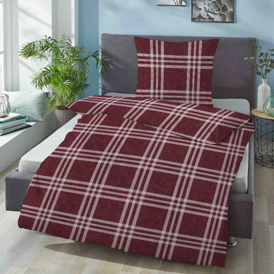 Flannel 30 TC Duvet Cover Set