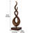 Orren Ellis Artistic Intertwined Wooden Art Sculpture – Handmade Wooden Accent for Home and Christmas Table Decor