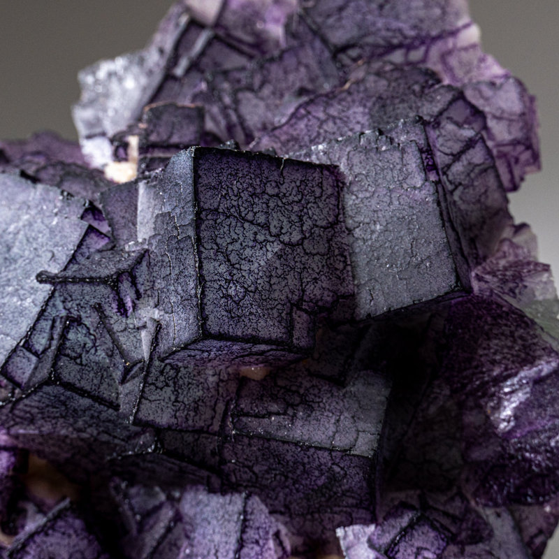 Purple Fluorite from Hunan Province, China