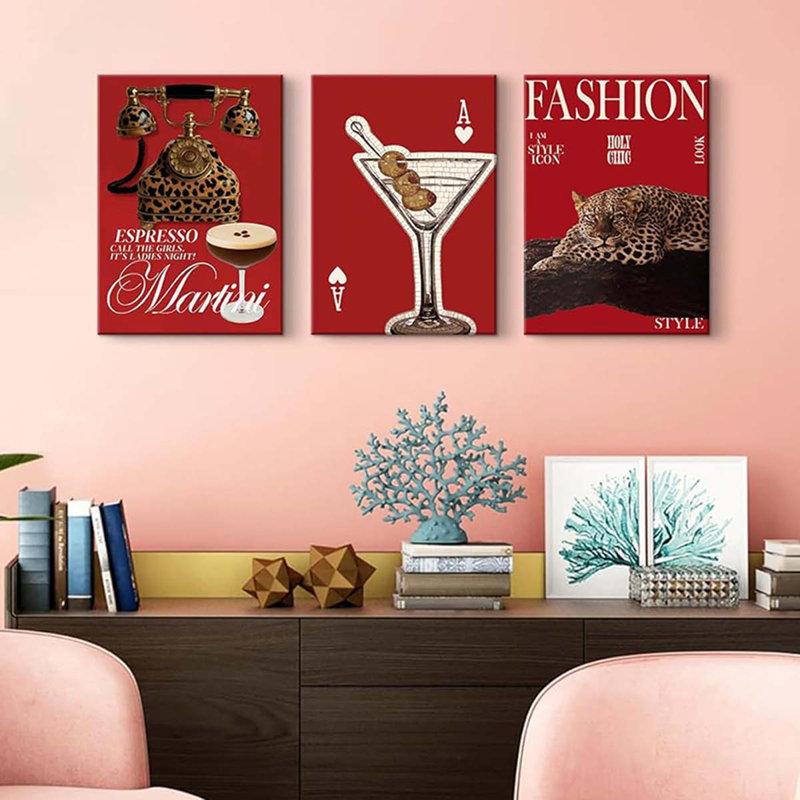 3 Piece Wrapped Canvas Print, 40 cm H x 30 cm W
