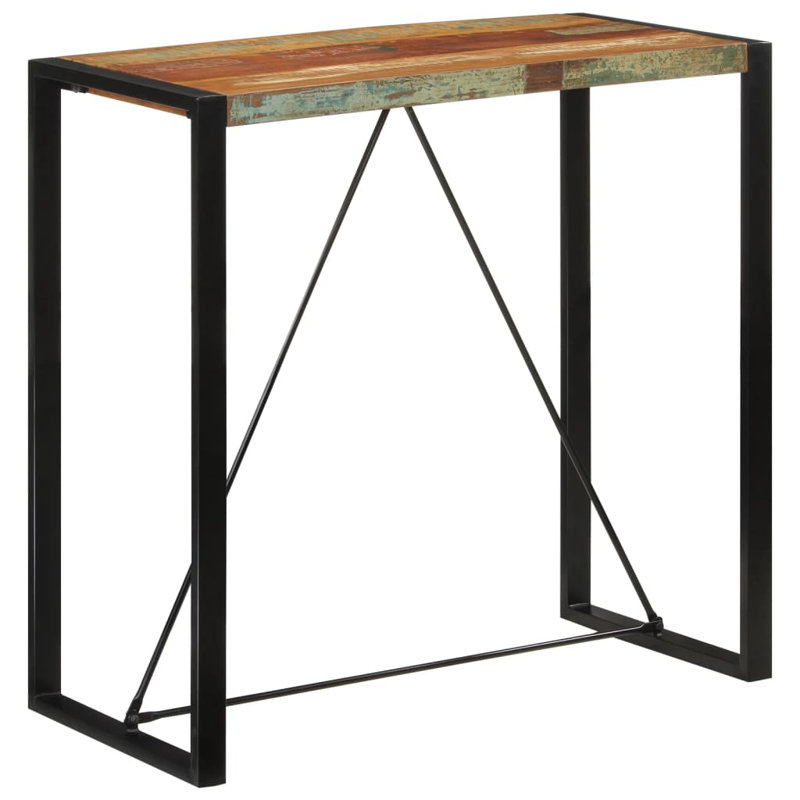 Rectangular Metal Outdoor Bar Table , 110cm cm W 55cm cm D