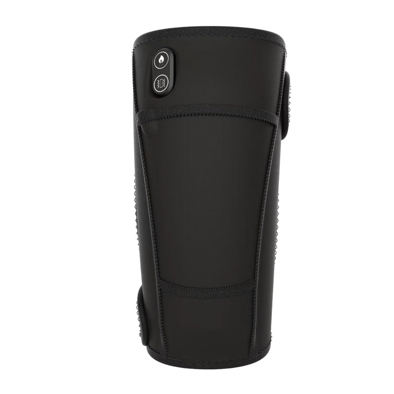 Masseur chauffant pour les genoux avec vibration, coussin chauffant sans fil pour les genoux, les épaules et les coudes, soulage le stress des tissus profonds