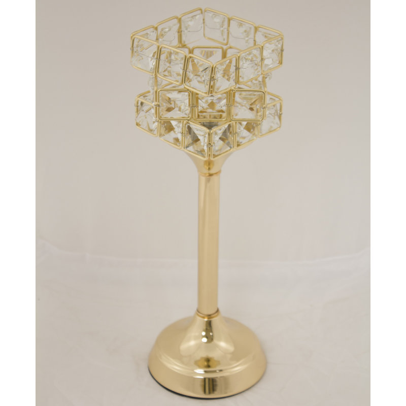 Kalkaska Tabletop Candelabra and Candlestick, 34cm H x 13cm W x 10cm D