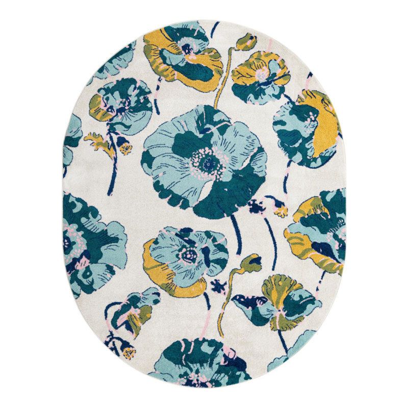 Tapis Bloom, Ovale 7 pi 10 po x 10 pi