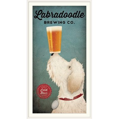 « doodle bière double ii » par ryan fowler, affiche rétro