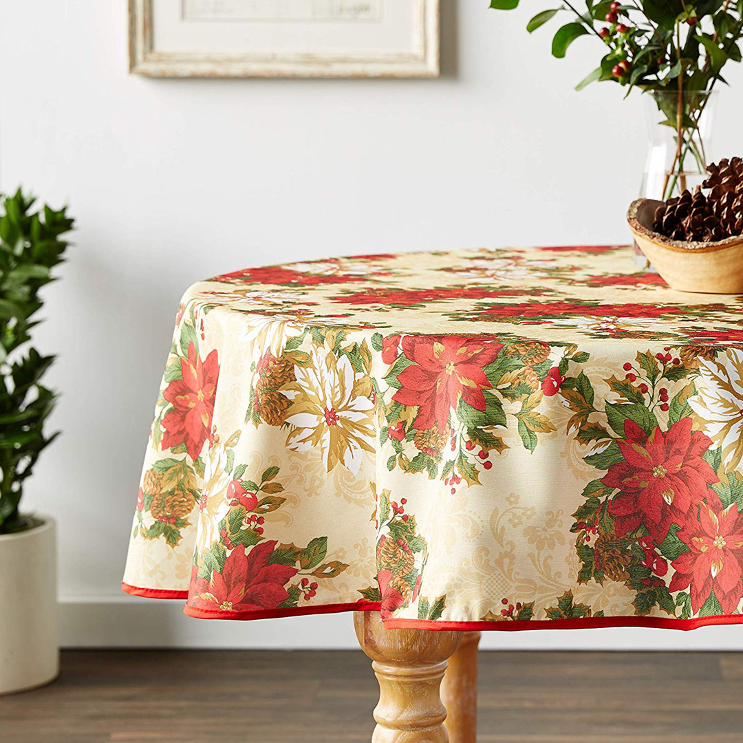 Providence Poinsettia Tablecloth The Holiday Aisle®