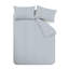 Brushed Stripe Cotton Reversible Duvet Cover Set-114782140-132976387