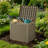 31 Gallon Rattan-Look Deck Box - Waterproof, UV-Resistant & Lockable Outdoor Storage Box for Patio Cushions, Garden Tools & Pool Supplies-123356674