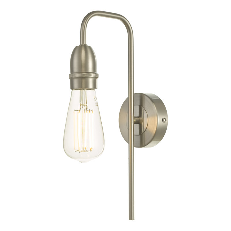 Luro Wall Sconce, Satin Chrome