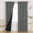 Deconovo 100 Percent Blackout with Liner Rod Pocket Curtain Panel Pair-75196918-75196903
