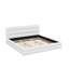 Lit plateforme tapissier avec tête de lit épaisse, lit tapissier de style bloc-1291287313
