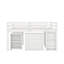 Lit mezzanine bas bas avec commode, tablettes et bureau-150246324