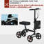 Scooter à genoux ajustable, genouillère pliante avec frein double, -880272231