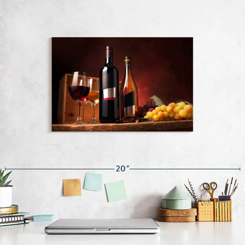 Yarlin Wine On The Table, 8" H x 12" W