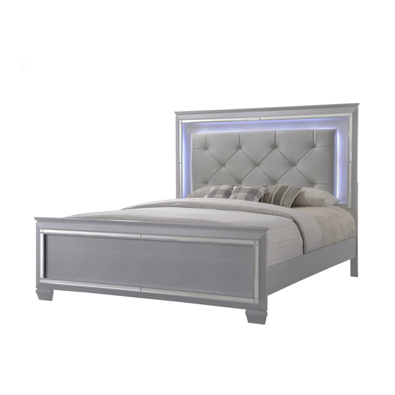 Finition de pied de lit texturée 1pc, Grand