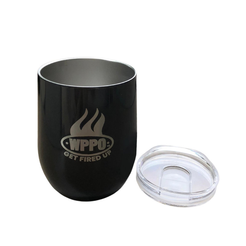 Stainless Steel Wine Tumbler With Lid, (Single)