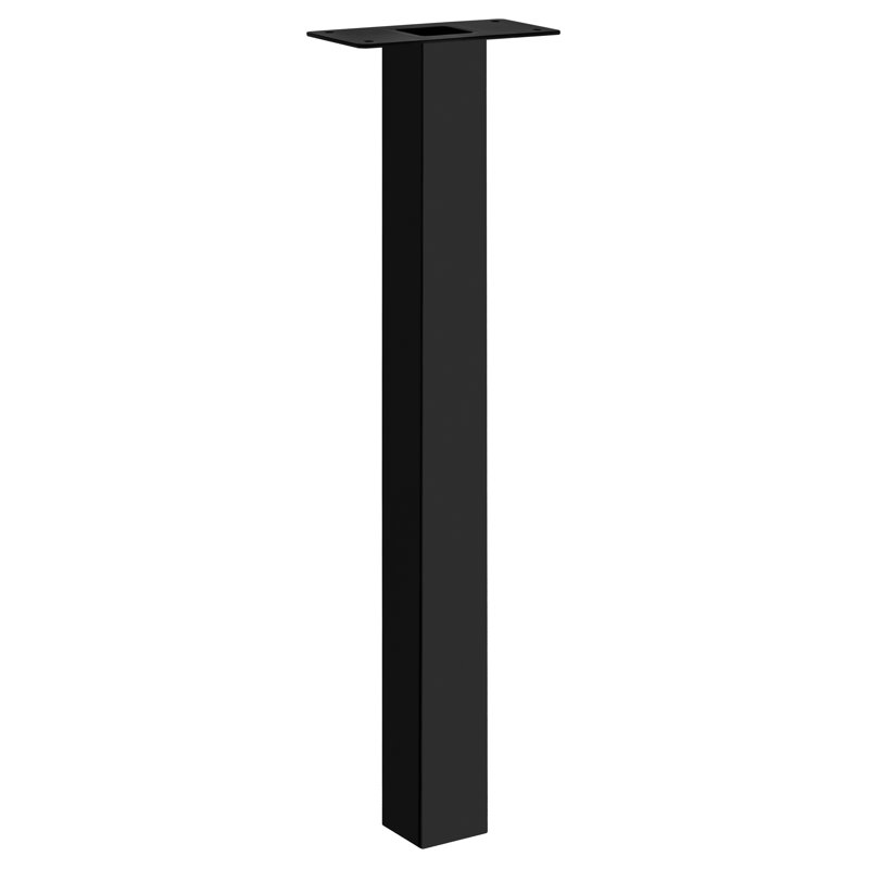 Standard 46.5 Inch In-Ground Post Black, Black
