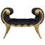 Mavro Apolline Crescent Upholstered Bench