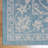 Paseo Antonin Oasis Blue Traditional Floral Medallion Flatweave Indoor/Outdoor Area Rug-475559162