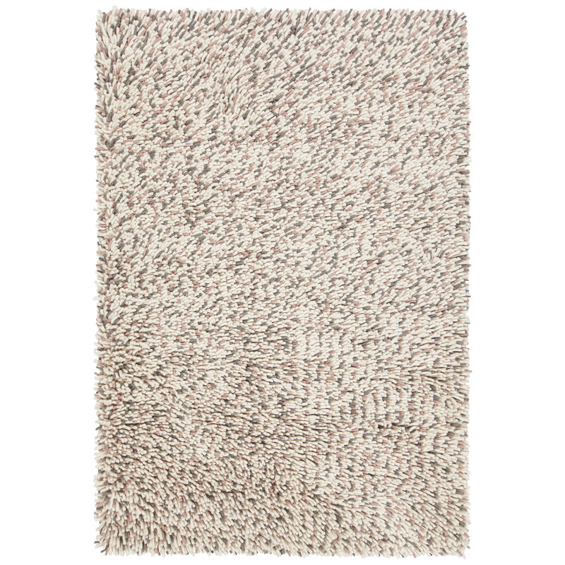 Imogen Wool Area Rug in Pink/Cream, Rectangle 5' x 7'6"