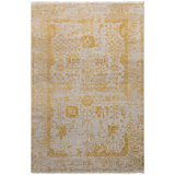 One-of-a-Kind Rectangle 4' x 6'1" Area Rug in Gold/Silver