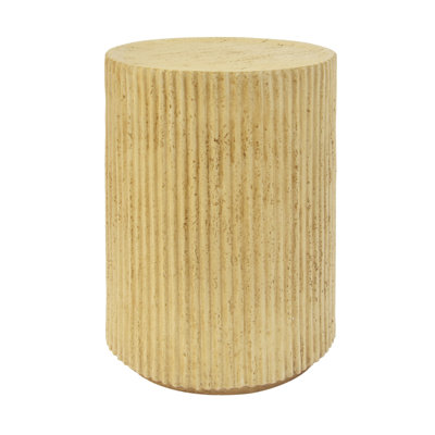 Brett Magnesium Oxide Cylindrical Side Table