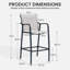 Tabouret de bar 28,74 po Ontario-1557882806