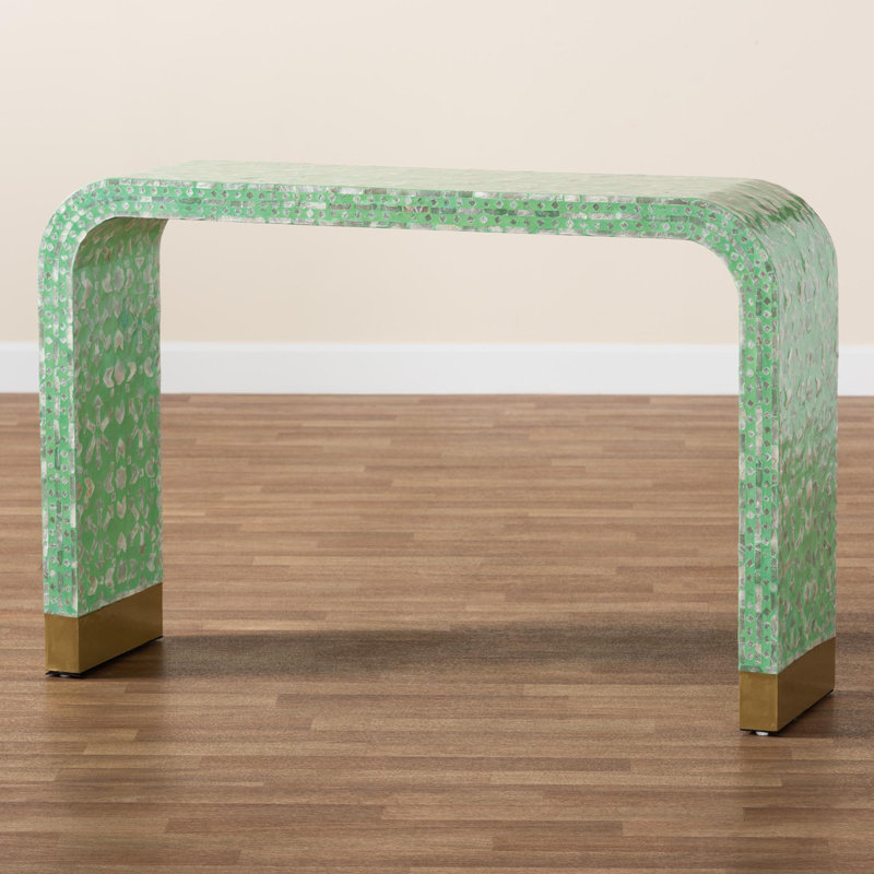 Akins 45.7" Mother of Pearl Console Table