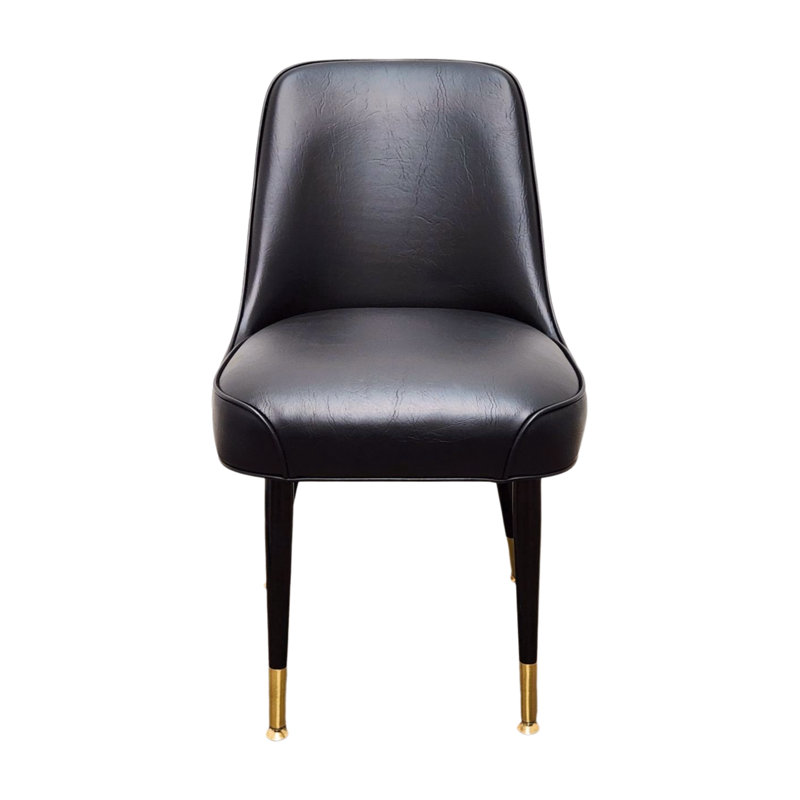 Fauteuil club capitonné extérieur, Noir