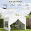 Medberry 3m x 3m Steel Pop-up Gazebo-669427532