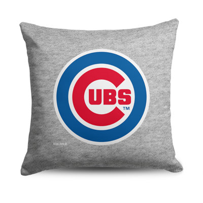 Chicago Cubs MLB Primary Sweatshirt PIllow 16 Inches