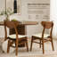 Ensemble de 2 chaises de salle à manger de style Mid-Century avec structure robuste et assise rembourrée confortable