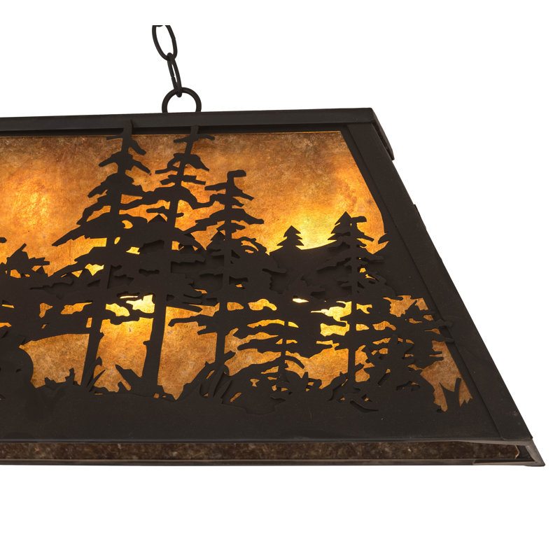 Doby 6 - Light Pendant, 43" H x 48" W x 17" D, Oil Rubbed Bronze