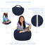 Housse pour fauteuil à billes Kids-51574530-51574516